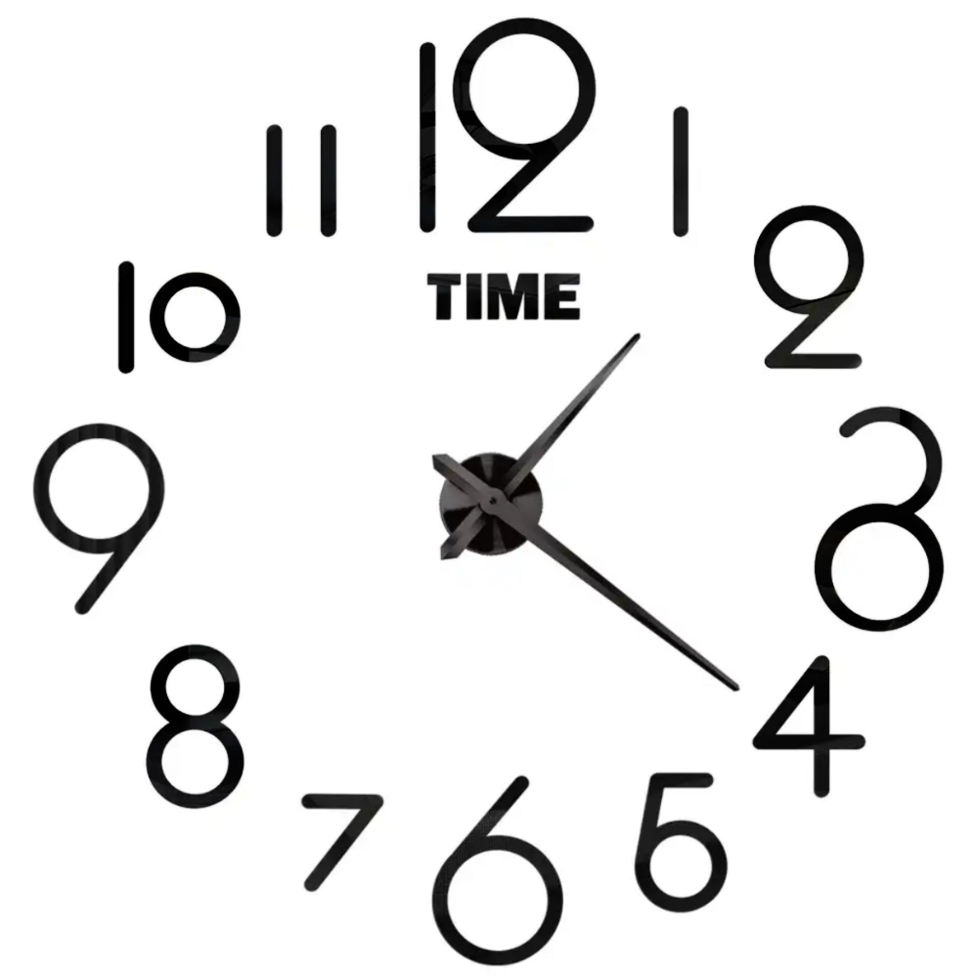 3D Wall Clock - Modern Illusion