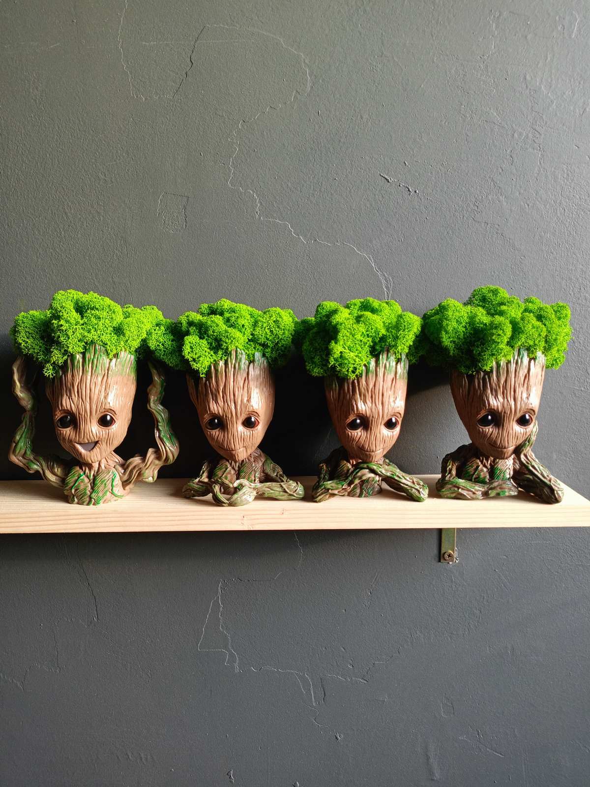 Handcrafted Wooden Tree Guardian Figure - Nature-Inspired Decor