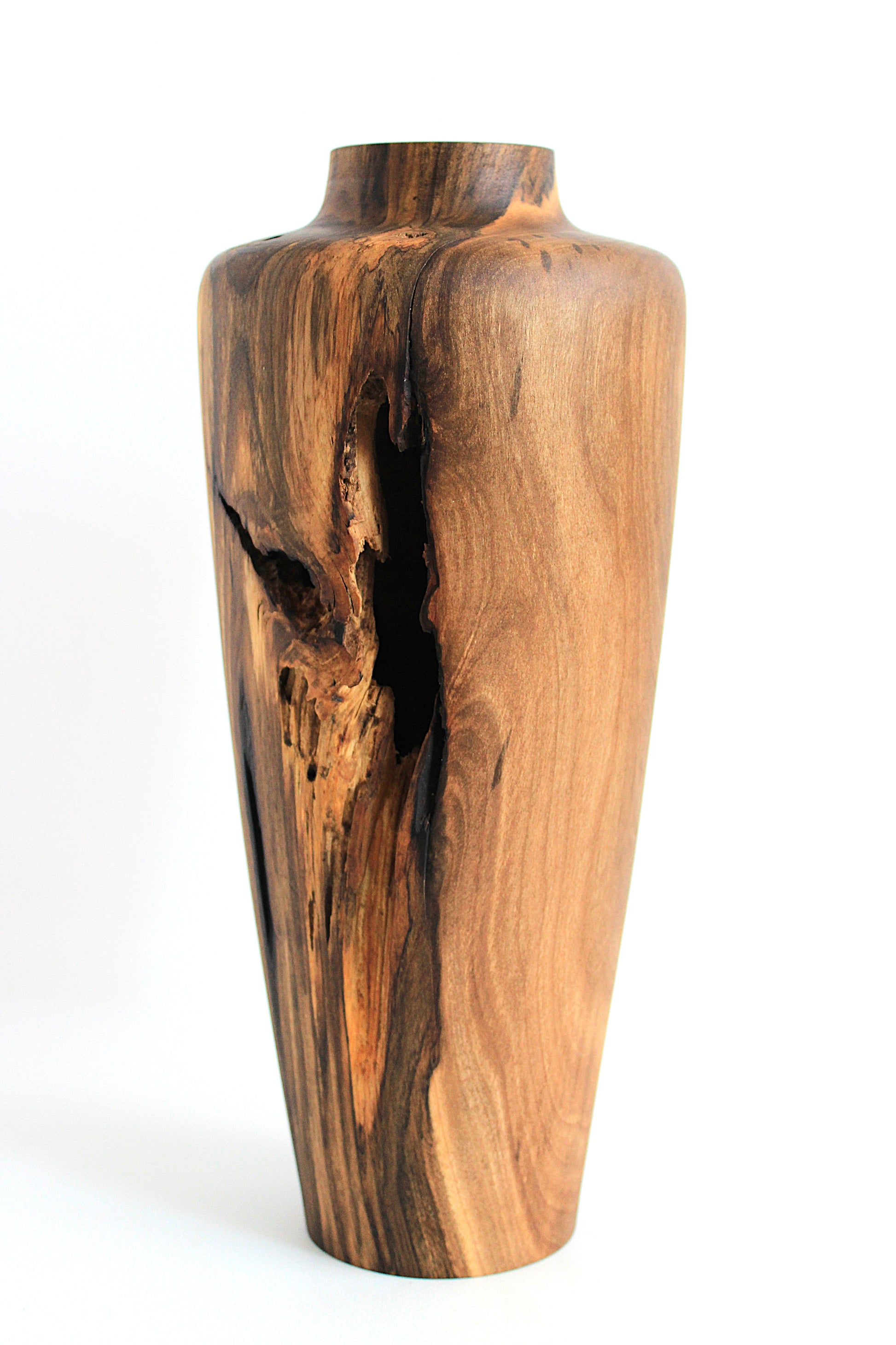 Handcrafted Walnut Vase