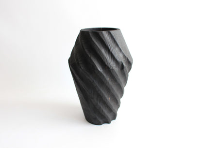 Handcrafted Wooden Vase for Dried Flowers - Artisan Made