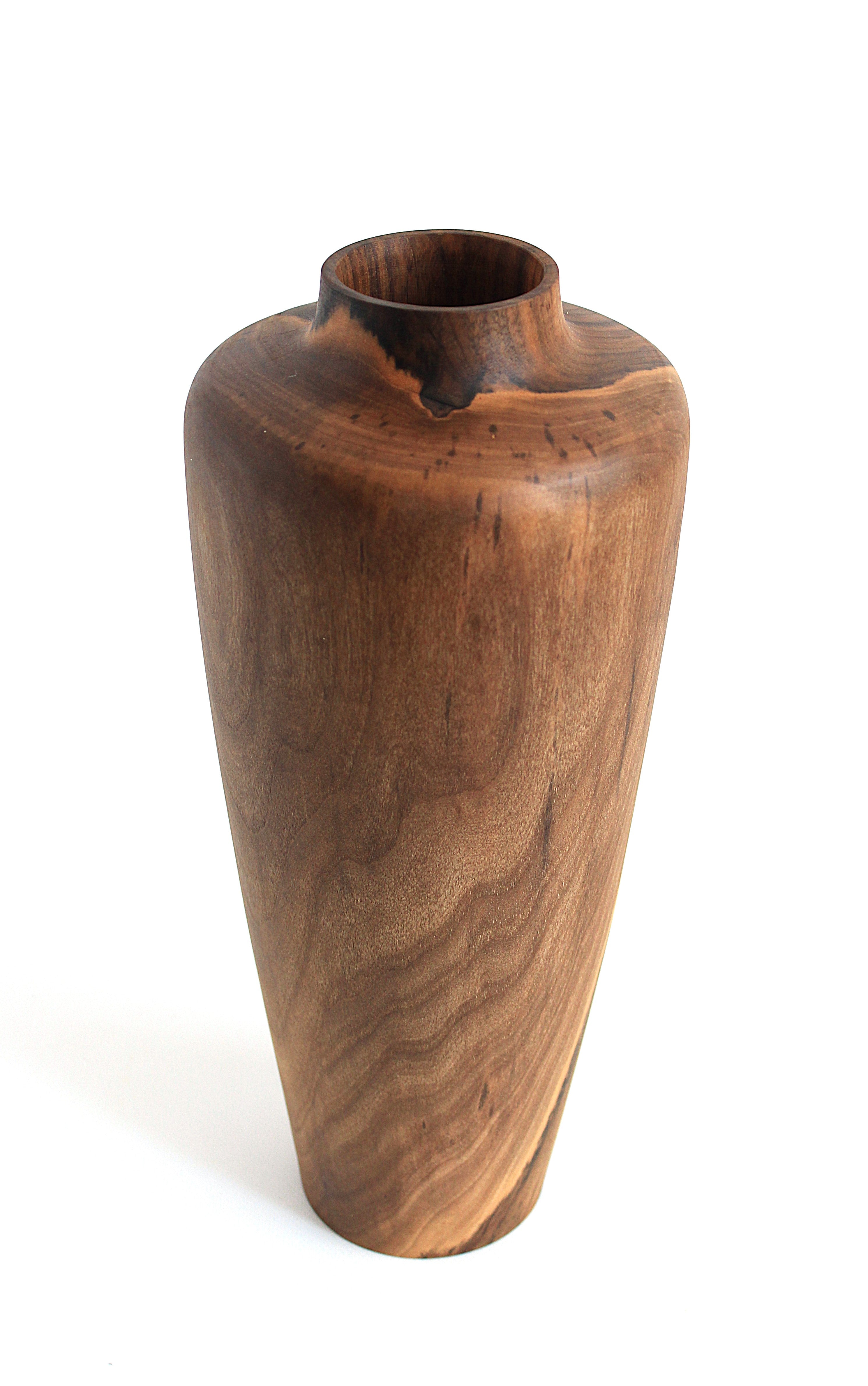 Handcrafted Walnut Vase