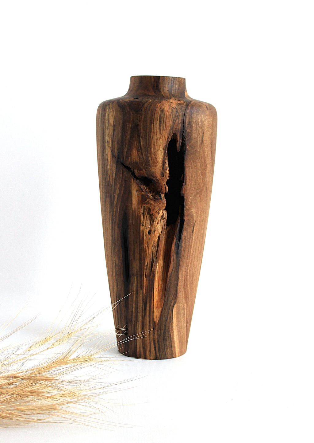 Handcrafted Walnut Vase
