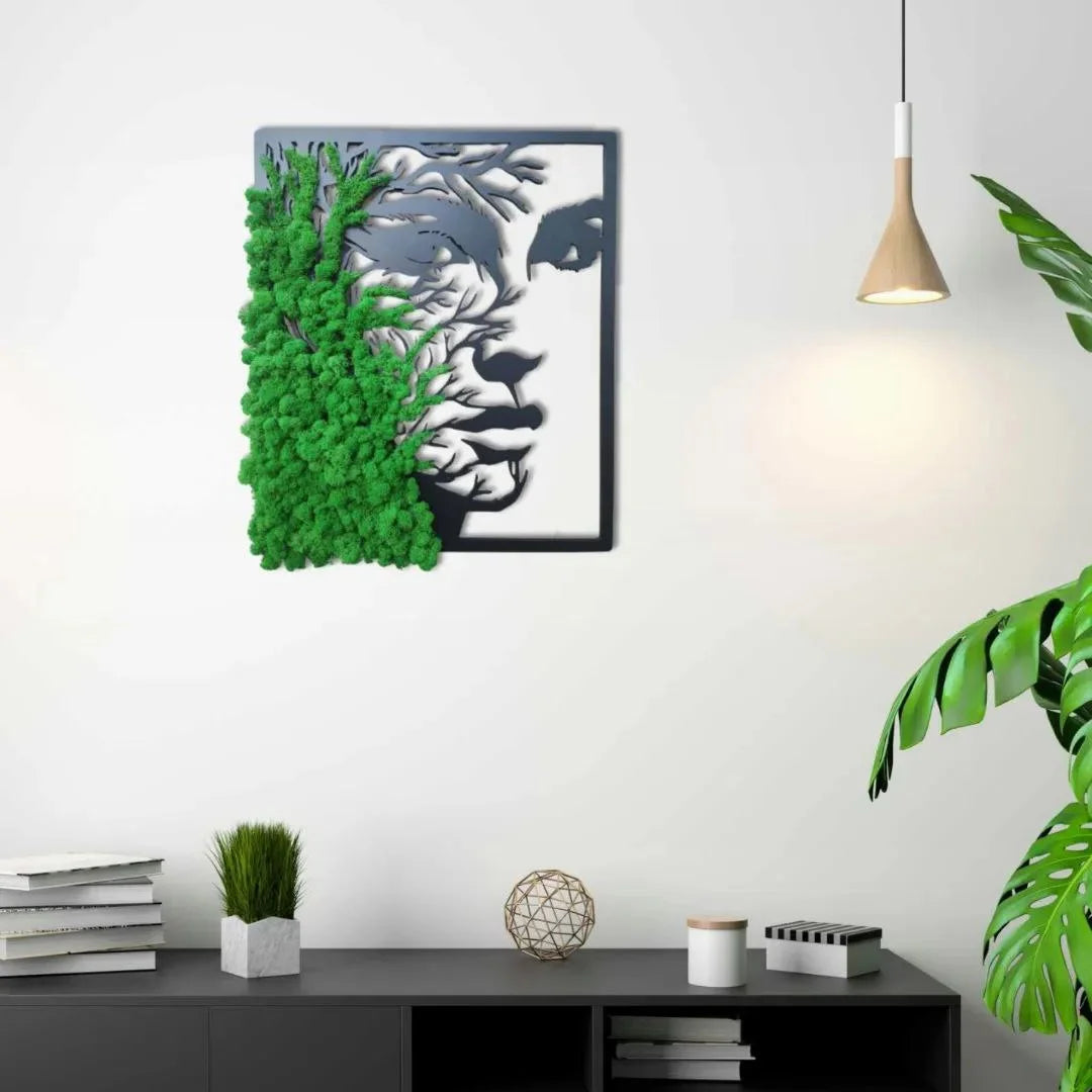 Handcrafted 'Forest Women' Wooden Sculpture - Nature Art Decor