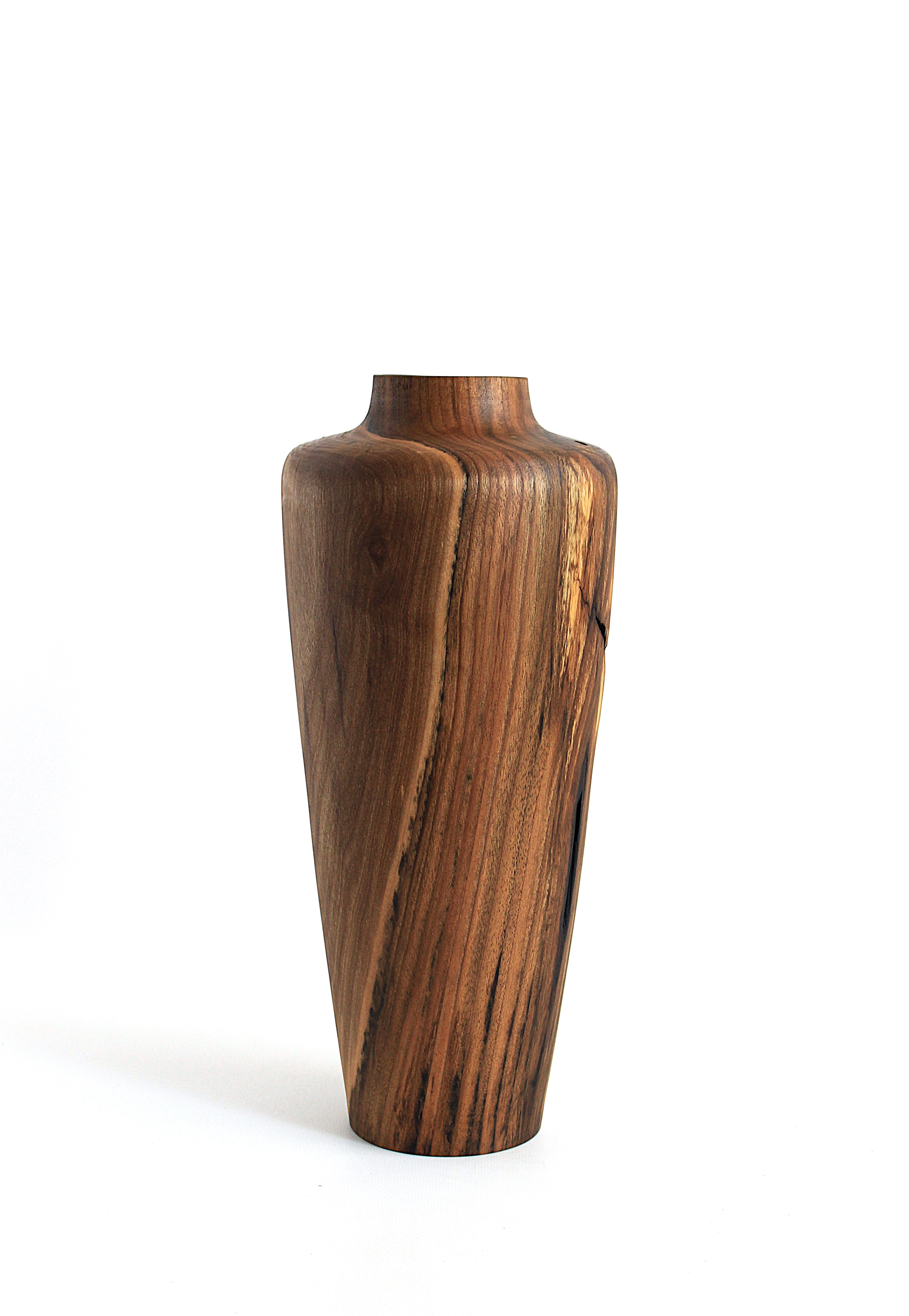 Handcrafted Walnut Vase