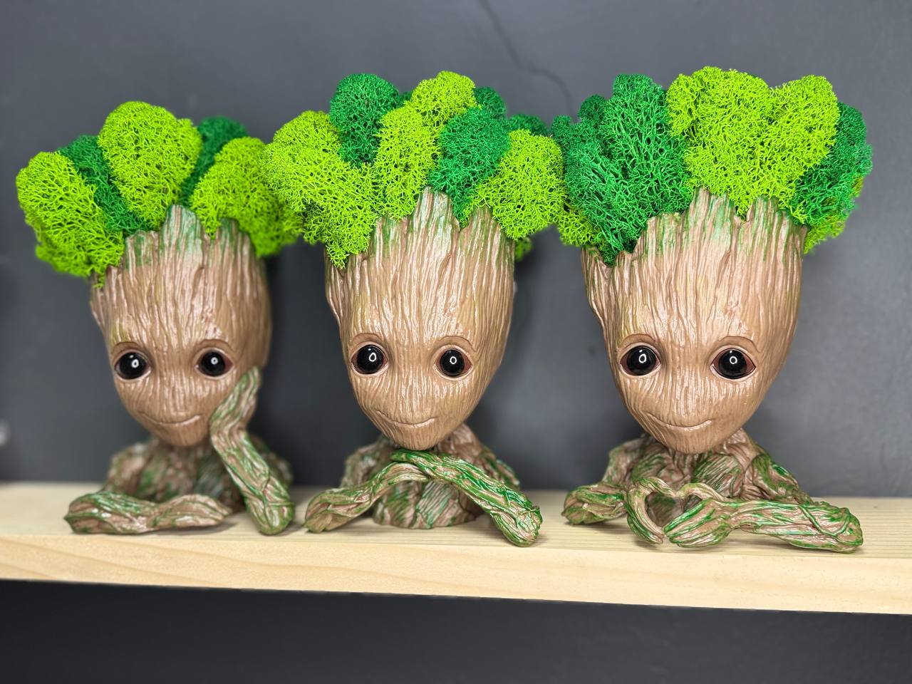 Handcrafted Wooden Tree Guardian Figure - Nature-Inspired Decor