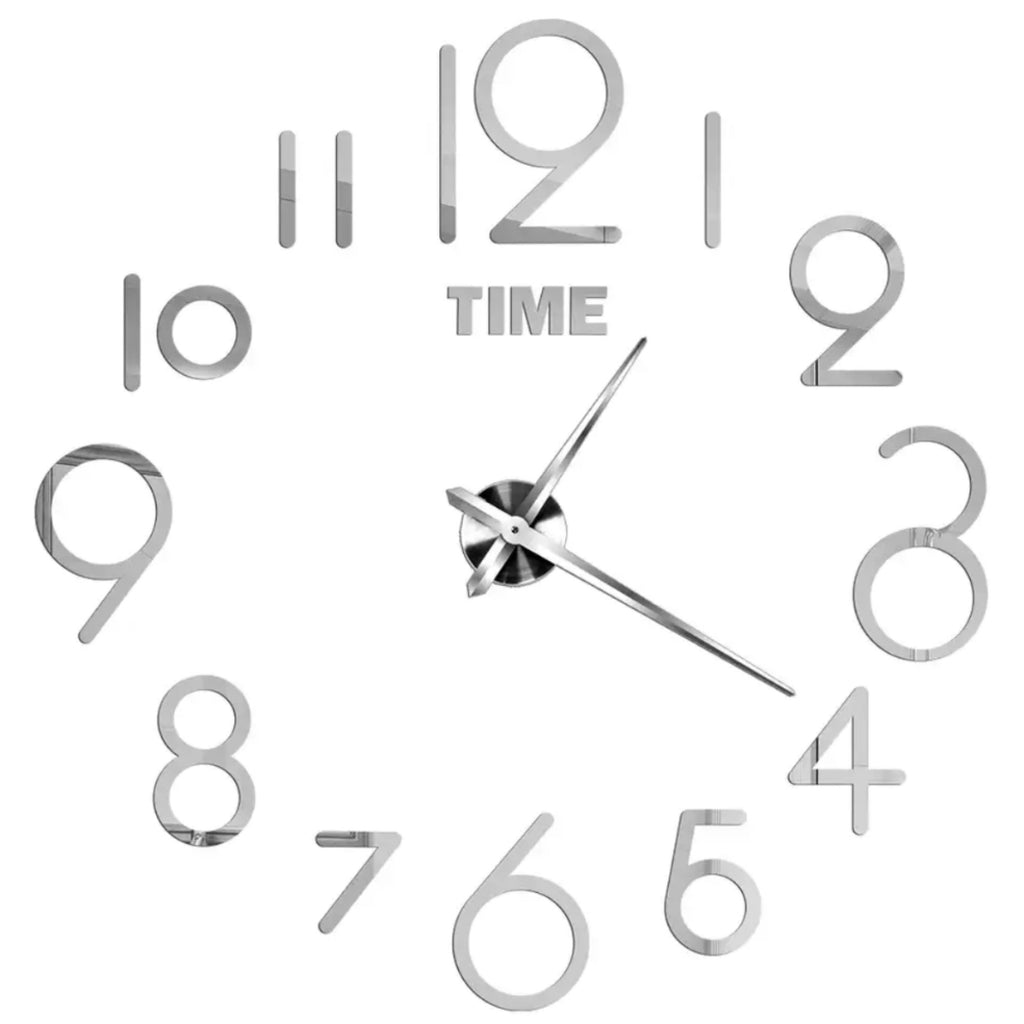 3D Wall Clock - Modern Illusion